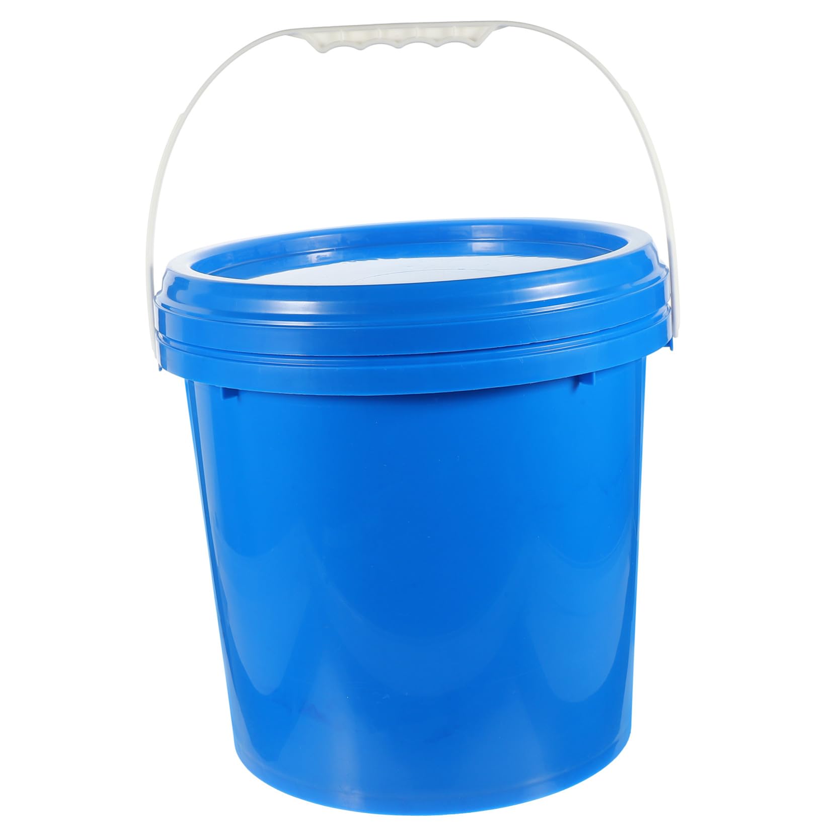 SOIMISS Cubo de Pintura con Tapa Hdpe Resistente y Duradero con Asa Sólida para Almacenamiento Seguro de Pigmentos y Líquidos Múltiples Usos