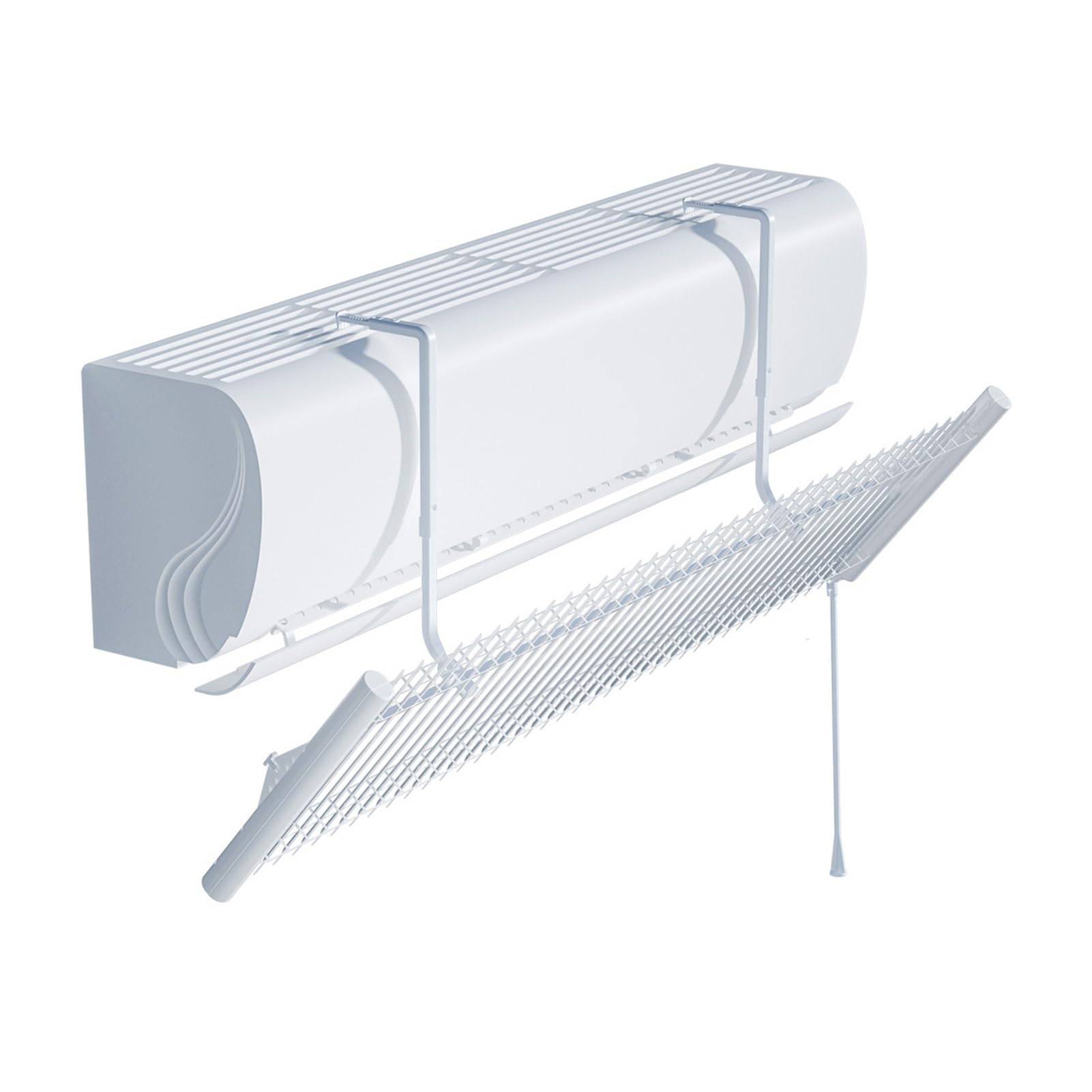 JUSKAQZYI Adjustable Air Conditioner Deflector Anti-Direct Blowing Shield Split Vent Deflector, for Home Hotel