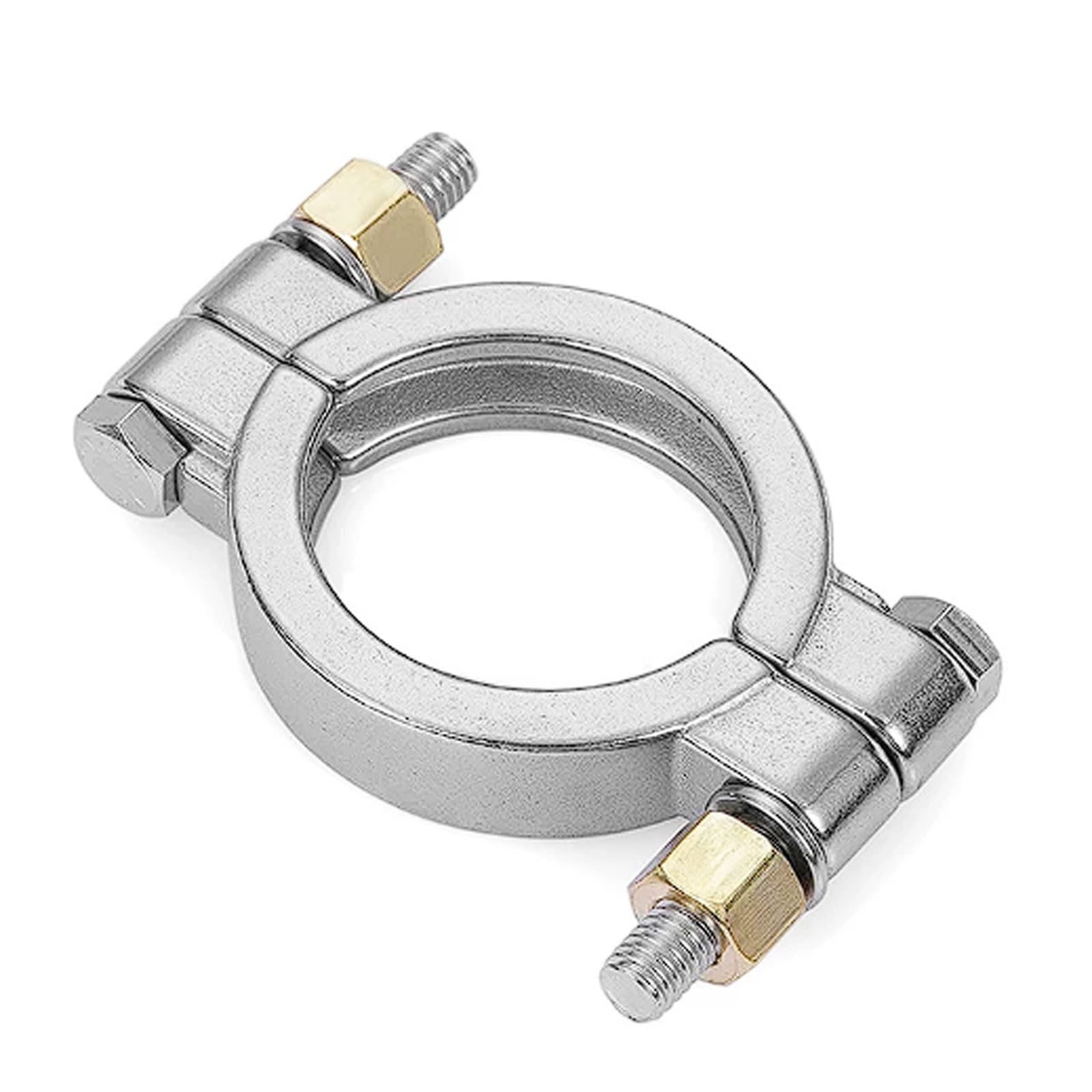 304 Stainless Steel Sanitary Clamps, Reinforced Thickened Strong Buckle, Quick-Installation Chucks, with Copper Nut(Chuck 50.5 Heavy Duty LH)