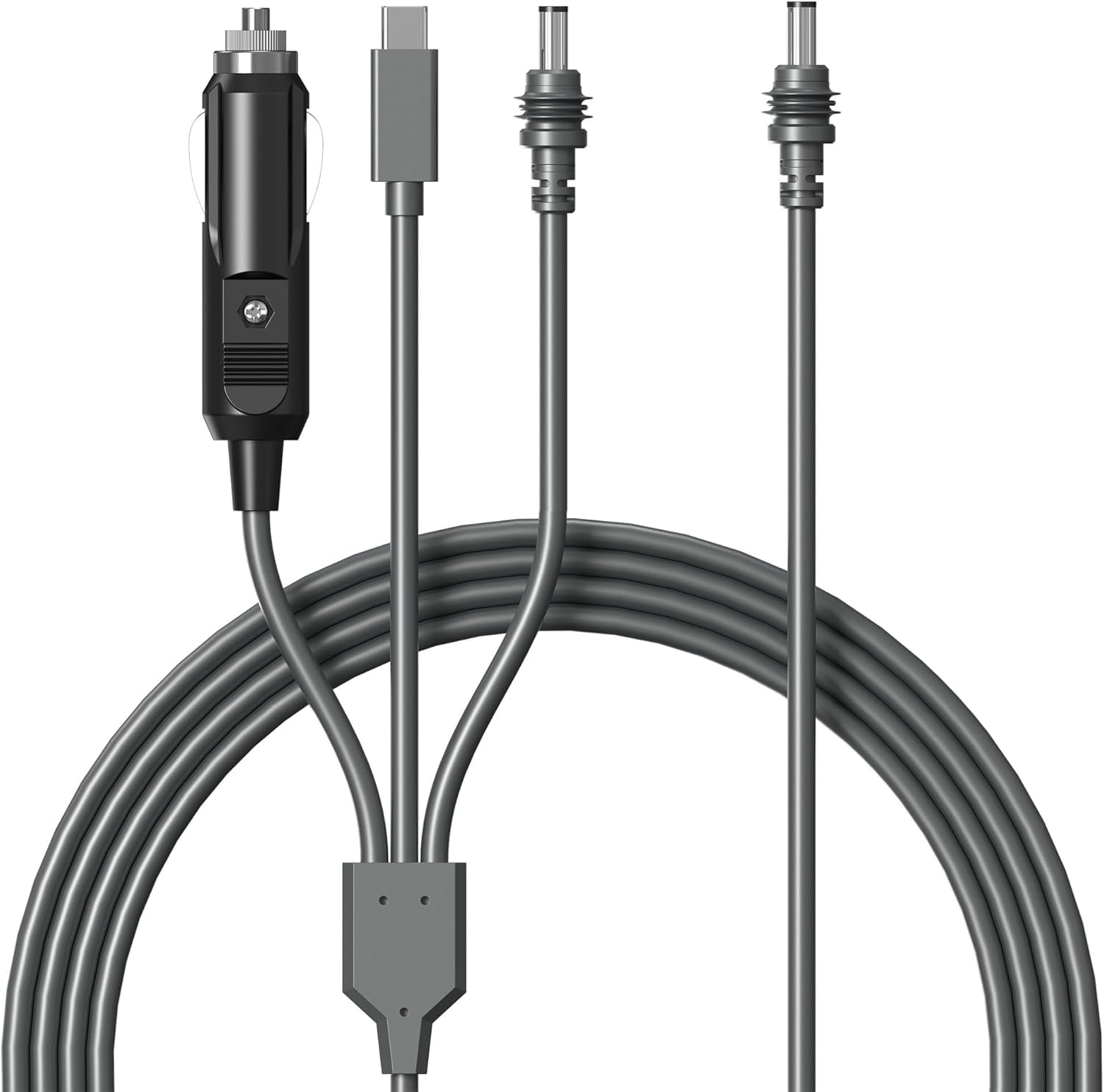 Cabo para Starlink Mini 3 em 1 para Carro – Carregador Veicular 12V/24V USB-C DC Tipo C,