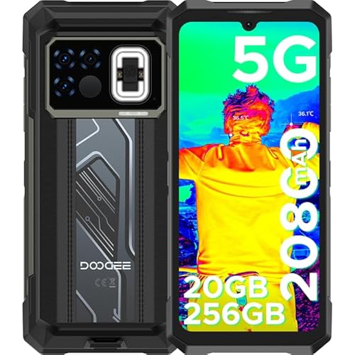 DOOGEE Blade GT Pro 5G Outdoor Handy Ohne Vertrag mit LED Lichteffekte, 32GB+512GB/2TB TF LPDDR5, Dimensity 7025, 6.72" FHD+120Hz, Android Outdoor Smartphone,100MP+32MP/5800mAh/Fingerabdruck/Face ID