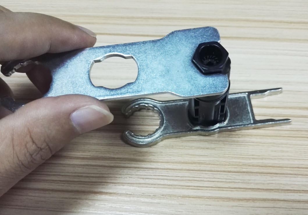 Sunway Solar Panel Connector Tool Works For MC4 Connectors,Assembly and Disassembly Tool,Metal Spanner Wrenches Crimping Tool For Solar PV System Extension Cable Wire Kit- 1 Pair