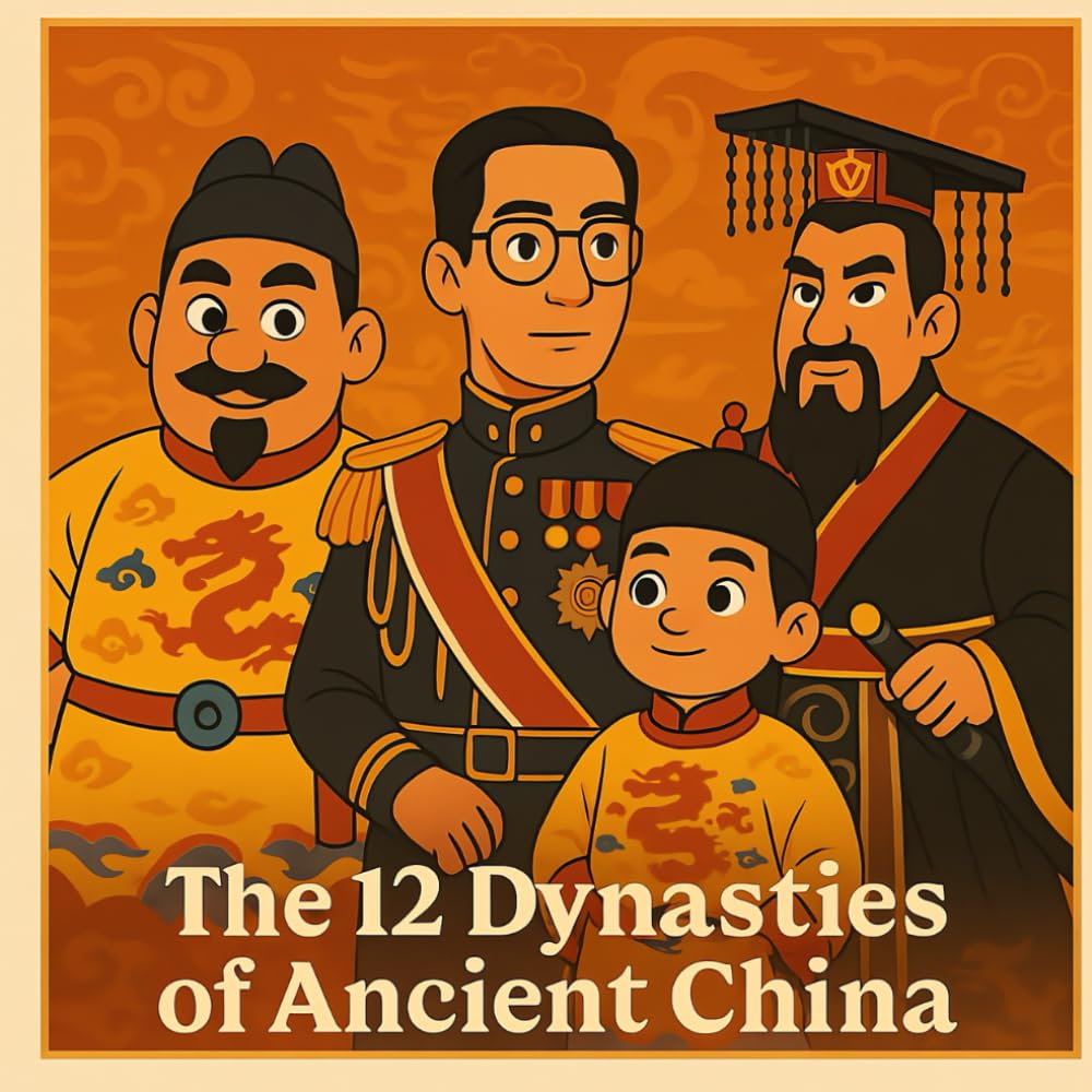The 12 Dynasties of Ancient China: A Journey Through Time: Illustrated History Book for Kids: Discover the Real Emperors, Epic Inventions, and Brilliant Traditions That Shaped a Civilization
