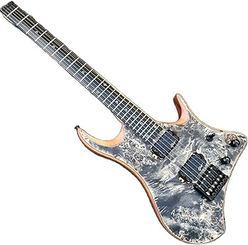 Amazon | ハンドメイドヘッドレスグレーバーストエレクトリックギター Amazon | ハンドメイドヘッドレスグレーバーストエレクトリックギター
