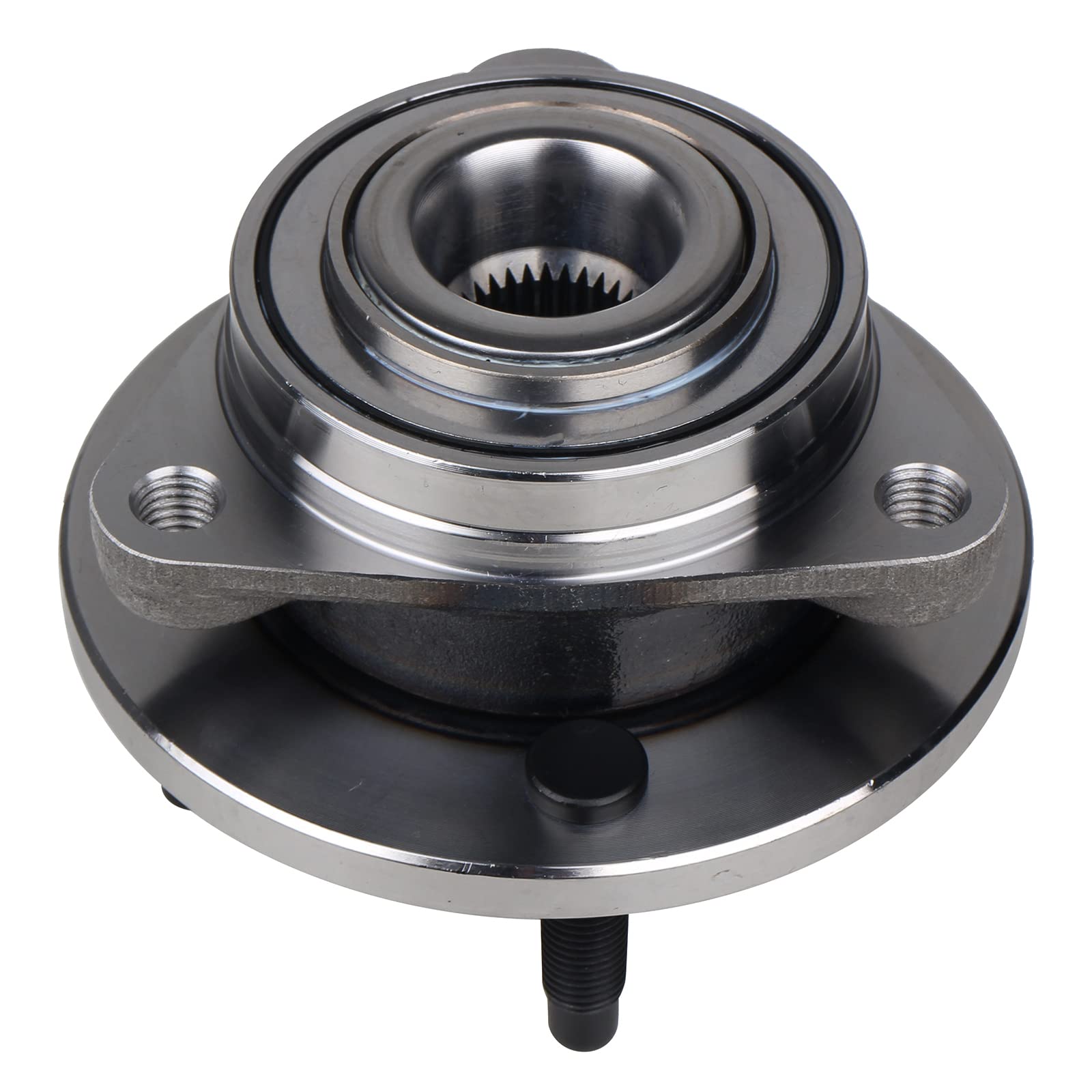 KUSATEC 513205 Front Wheel Hub and Bearing Assembly 4 Lug Without ABS Compatible with Chevy Cobalt 2005-2010, Saturn Ion 2003-2007, Pontiac Pursuit 2005 2006, Pontiac G5 2007 2008 2009 2010