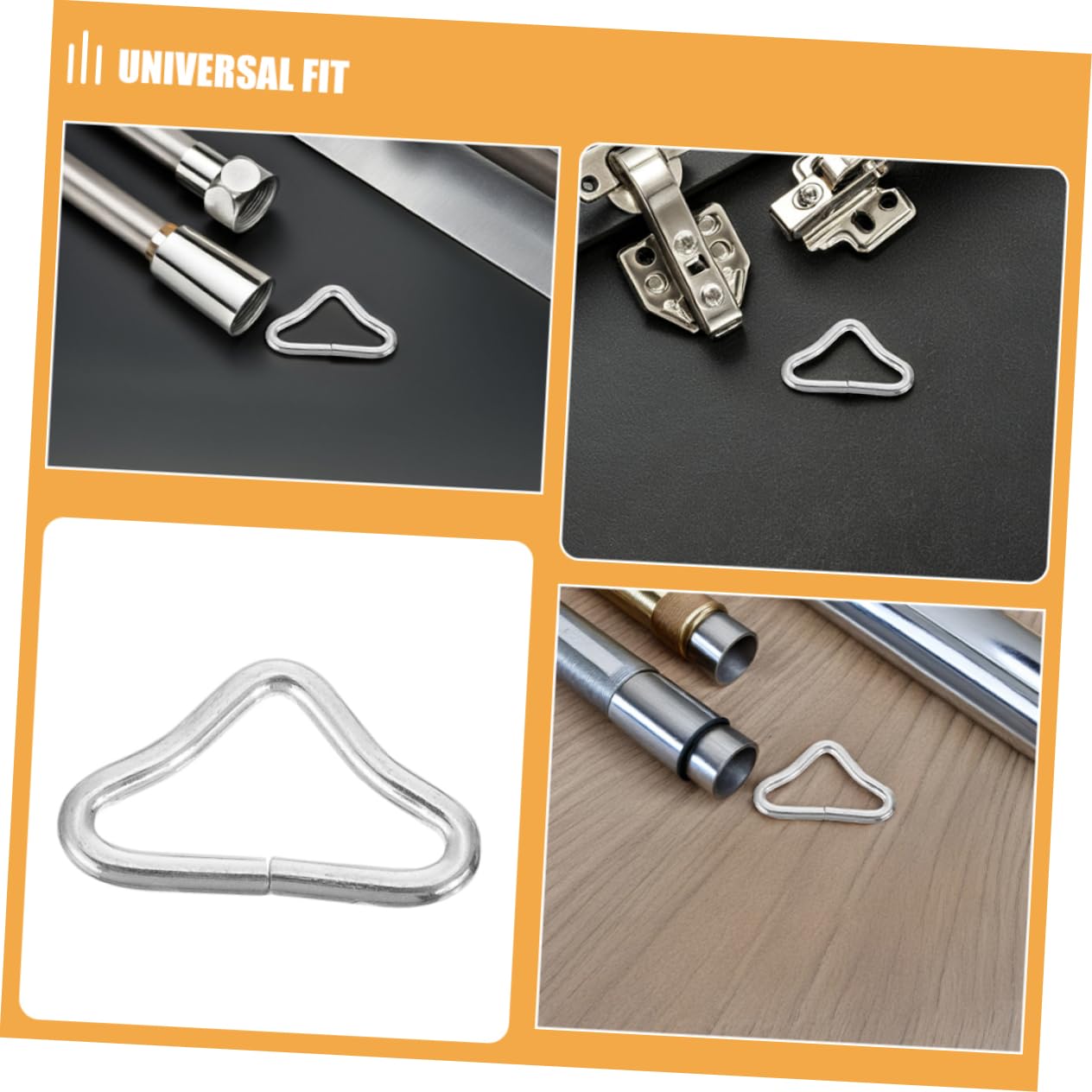 ifundom 70piezas Hebilla de Repuesto para Cama Elástica Anillo de Metal de Alta Resistencia para Reparación de Trampolín