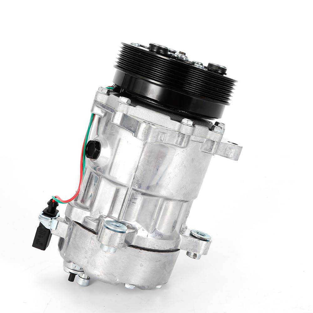Compresor de aire acondicionado para coche 7V16 para Au-di A3 TT V-W Golf Bora Sea-t Alhambra Skda OTV aire acondicionado 12 V R134a aceite de compresor PAG46 apto para muchos modelos