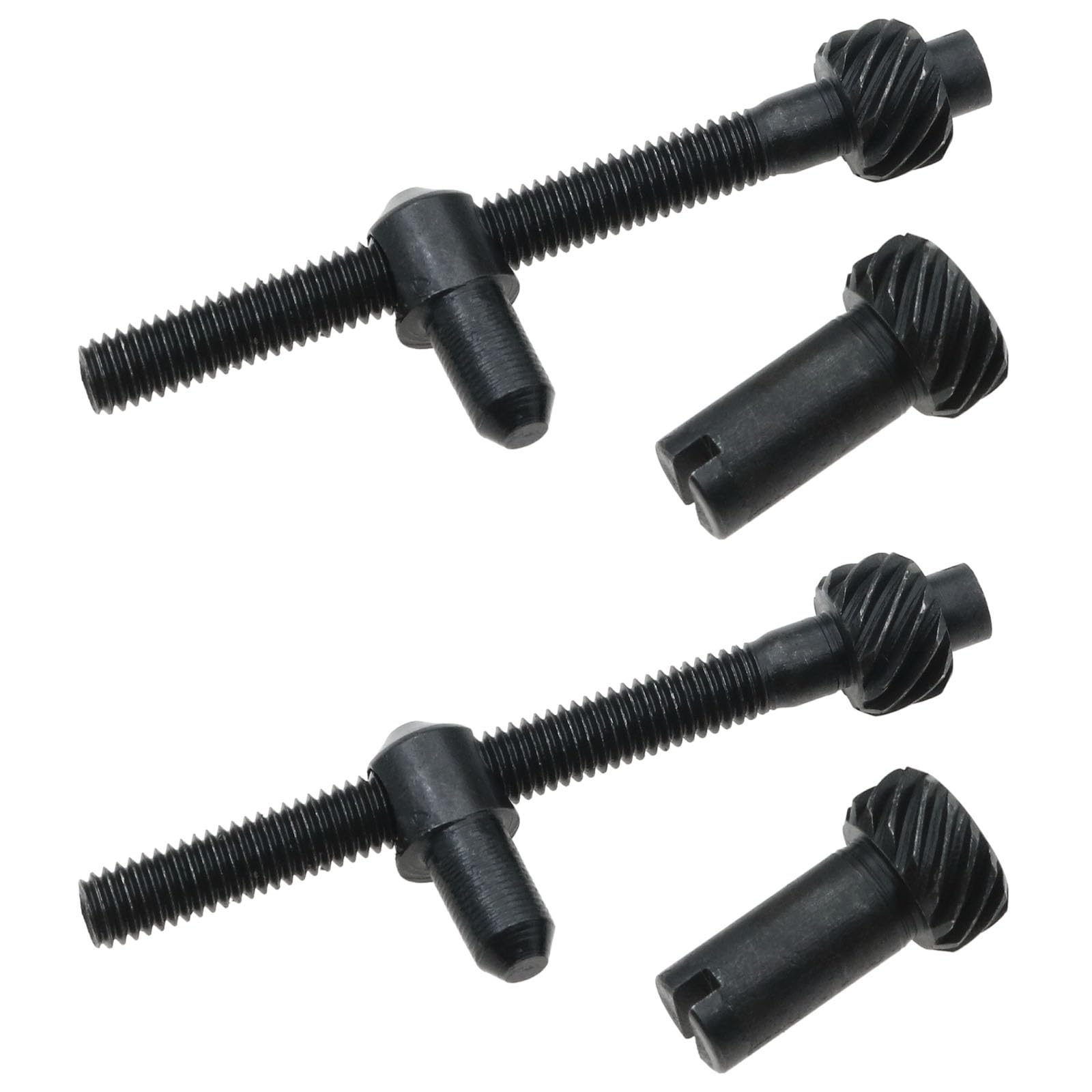 safycaby 2 Set Chain Adjuster Screw Tensioner Chainsaw Adjustment Screw Chainsaw Metal Replacement Chain Saw Screws Track Kit for Chain Saw Tool