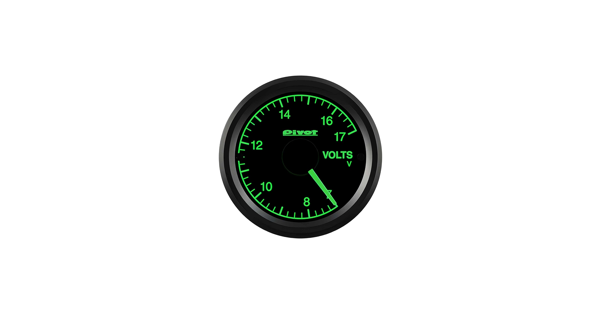 Amazon | ピボット(Pivot) GT GAUGE-52 電圧計 グリーン照明 GSV-5G