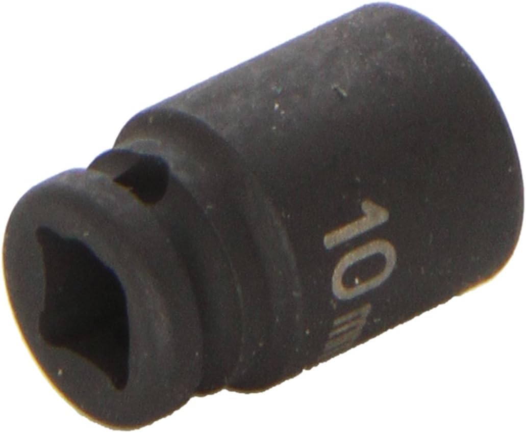 Grey Pneumatic (910MG) 1/4" Drive x 10mm Magnetic Standard Socket