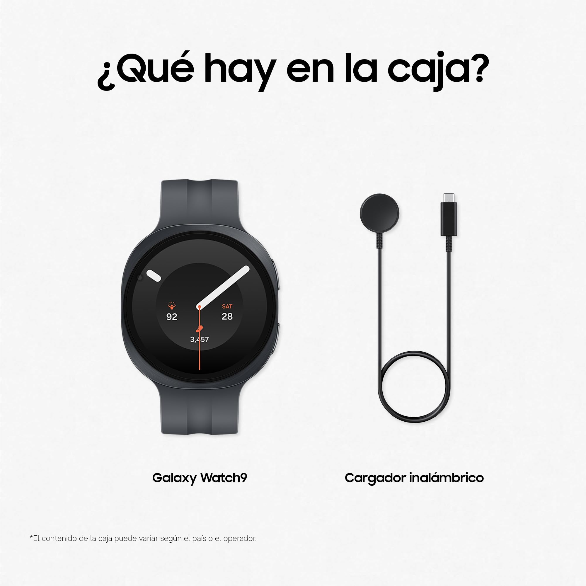 Samsung Galaxy Watch9, 44mm, Bluetooth, Gris Oscuro (Versión Española) | Snapdragon Wear Elite Platform, Batería 445mAh, Asesoramiento de Salud y Sueño, Monitoreo de Salud Cardíaca, Garantía 3+1 Año