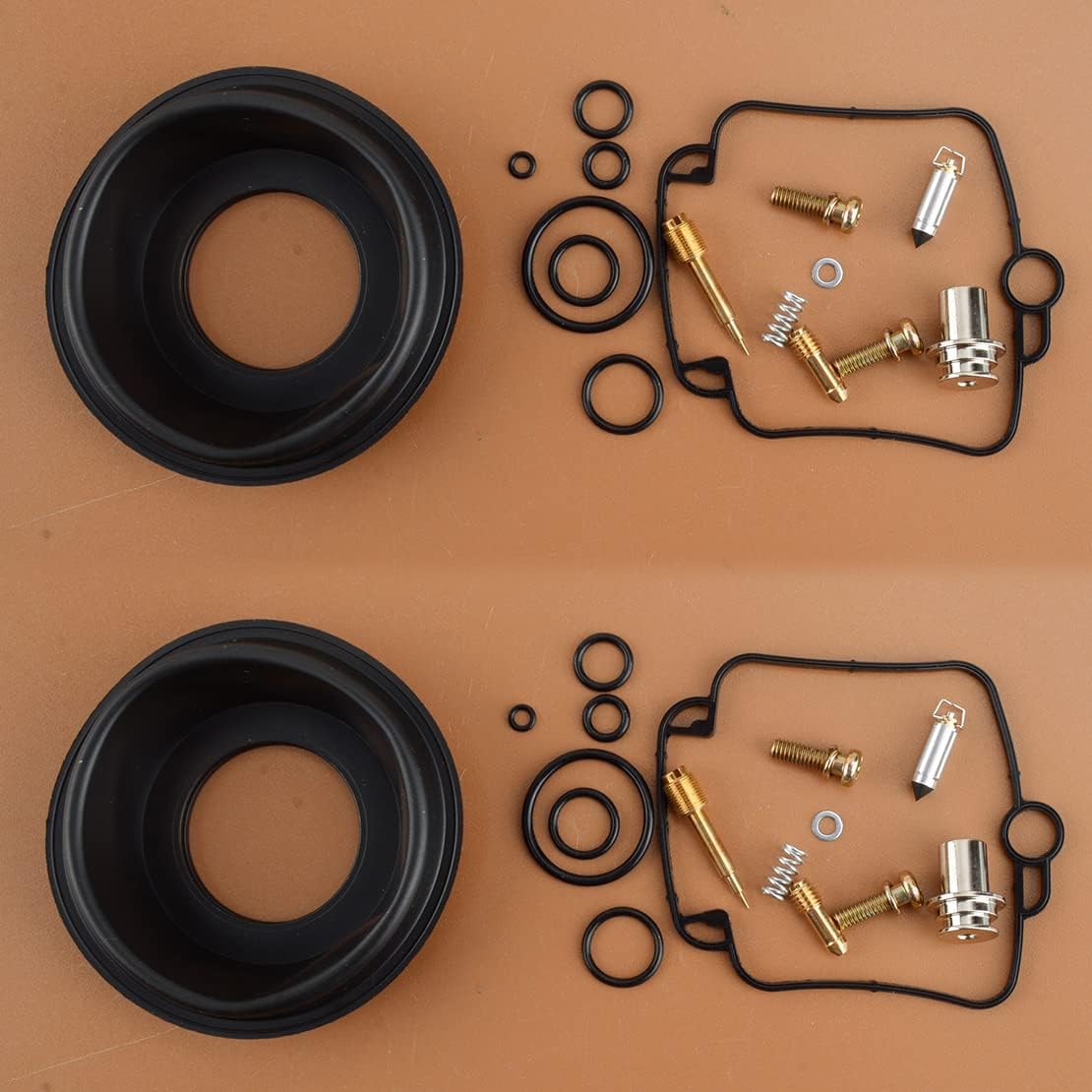 2set Carburetor Vacuum Diaphragm Repair Rebuild Kit Compatible for Aprilia Pegaso 650 Cube BMW F650