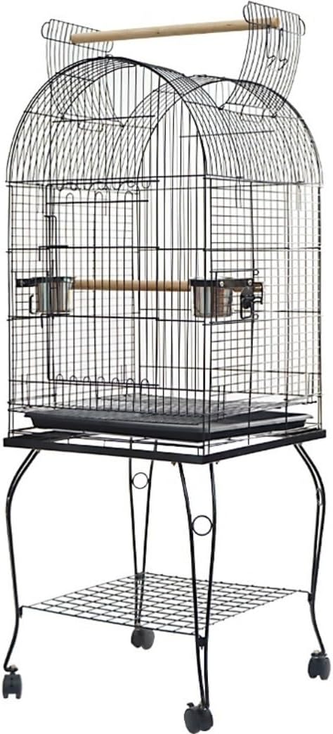 Birdcage Indoor Outdoor Wrought Iron Bird Flight Cages Large Bird Cage with Stand Parrot Cage Bird Cages for Bird Flight Cage for Birds