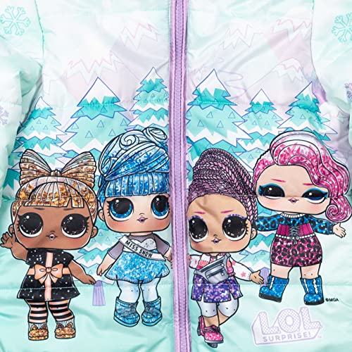 L.O.L. Surprise! Miss Snow Figure 8 Prezzie Snow Leopard Big Girls Puffer Jacket4