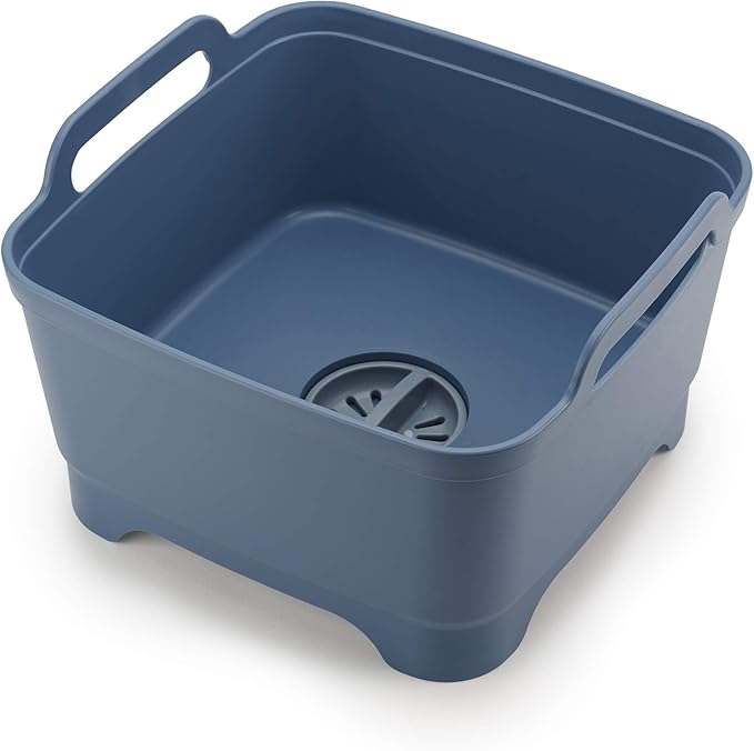 Joseph Joseph Wash & Drain Kitchen Washing Up Bowl with Handles and