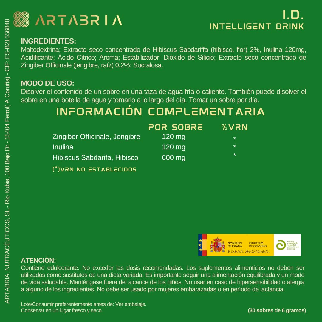 Artabria Pack Adelgazante, 30 Sobres Café 5.0 y 30 Sobres Bebida Inteligente - Total pack 60 sobres