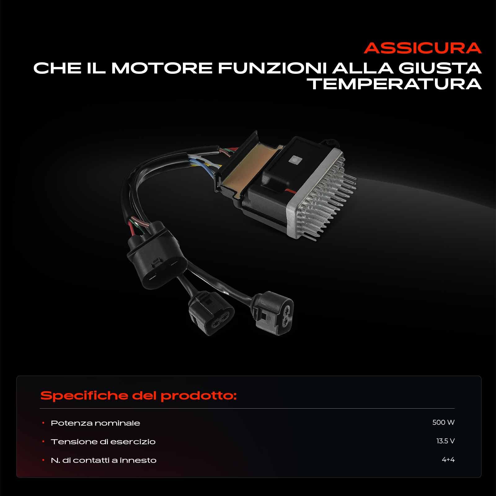 Frankberg Centralina ventilatore Compatibile con A4 Avant 8K5 A6 Allroad 4GH 4GJ A4 8K2 A4 Allroad 8KH A5 Sportback 8TA Replace# 8K0959501G