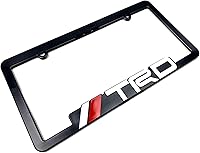 Vista 3 de (2) Marcos para matrícula TRD Toyota Racing Development con letras en 3D (1 par)