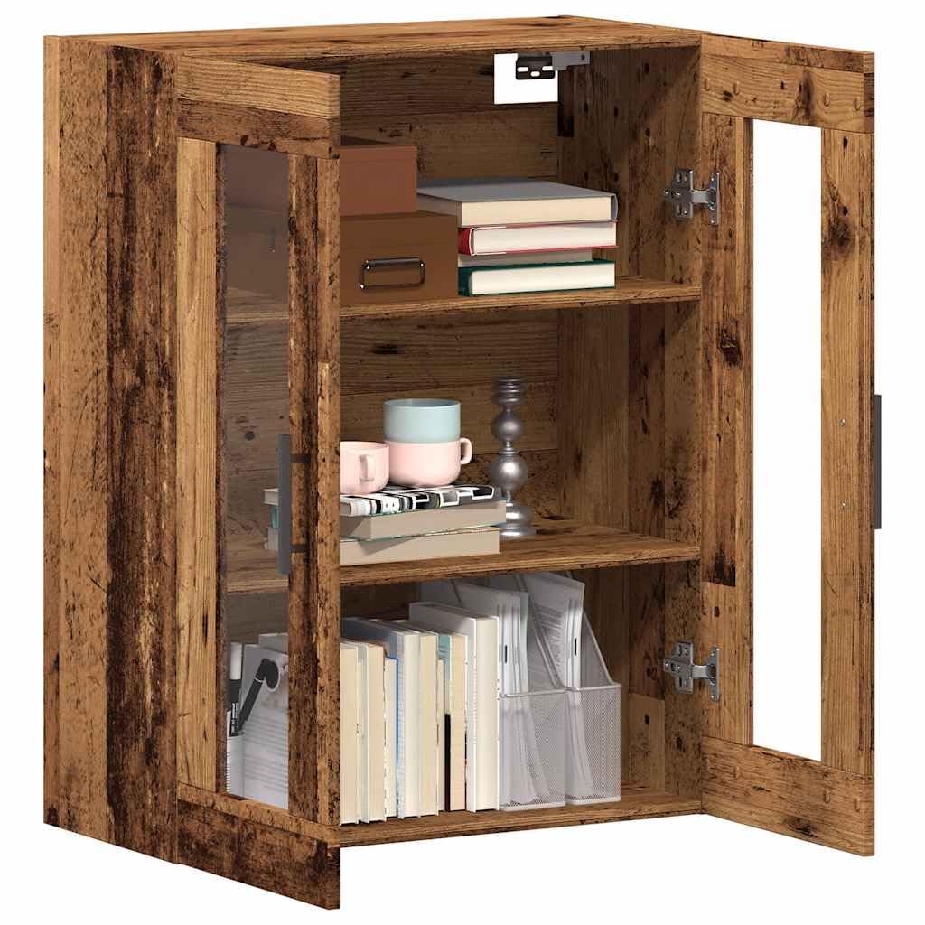 Credenza Legno Antico 69,5x34x90 cm Mobiletto da Soggiorno