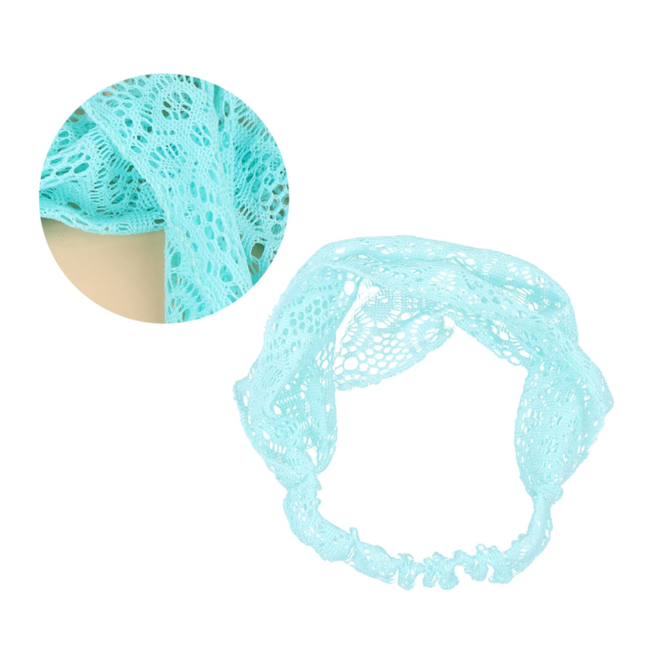 Didiseaon 4pezzi Fascia Per Pizzo Floreale Stretch Di Elegante Accessorio Per Donne e Ragazze Perfetta Per Occasioni Speciali e Uso Quotidiano Blu