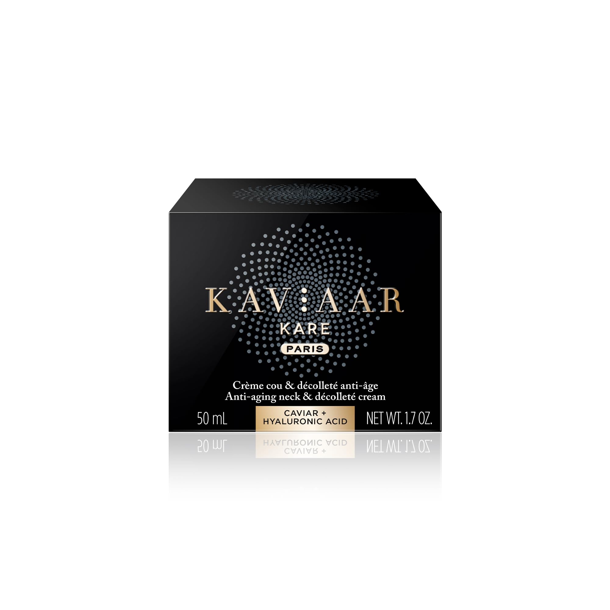 Anti-Aging Creme für Hals & Dekolleté - Kaviar + Hyaluronsäure - 50 ml