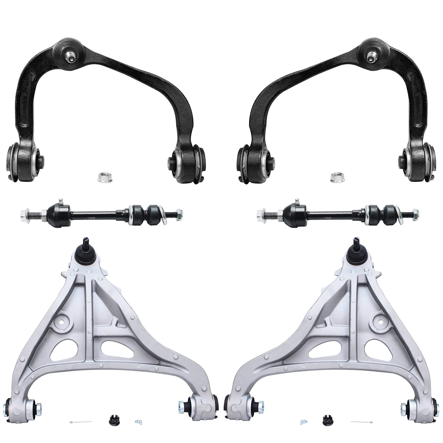 Detroit Axle - 4WD Front End Control Arms Kit for 2005-2008 Ford F-150