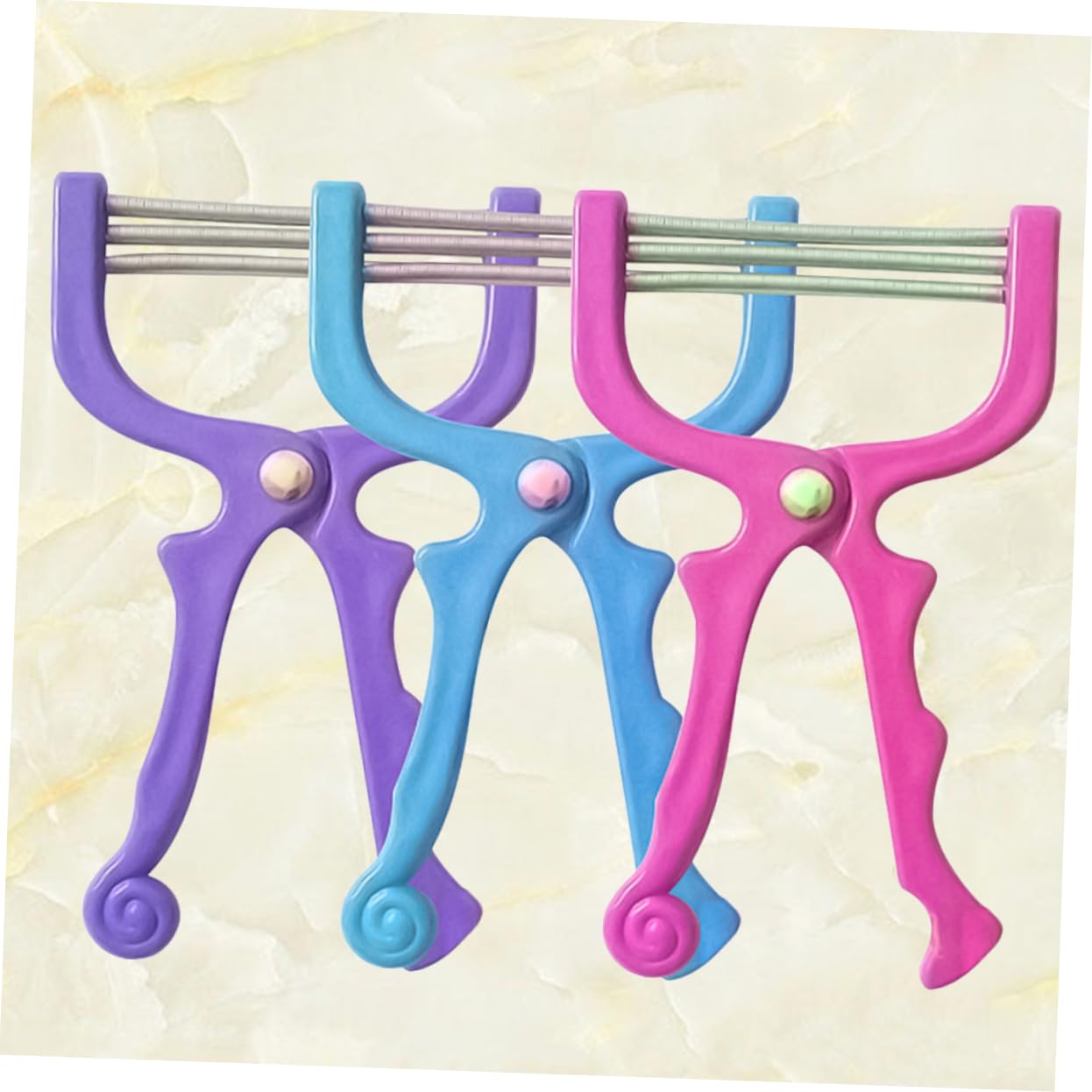 FOMIYES Facial Hair Epilators Facial Hair Remover Rolling Spring Painless Tool for Face Cheeks Lip Chin Random Color