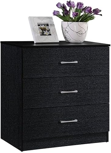 Hodedah Cajonera de 30.6 pulgadas de alto x 31.5 pulgadas de ancho x 15.5 pulgadas de profundidad, color negro Negro -,Blanco