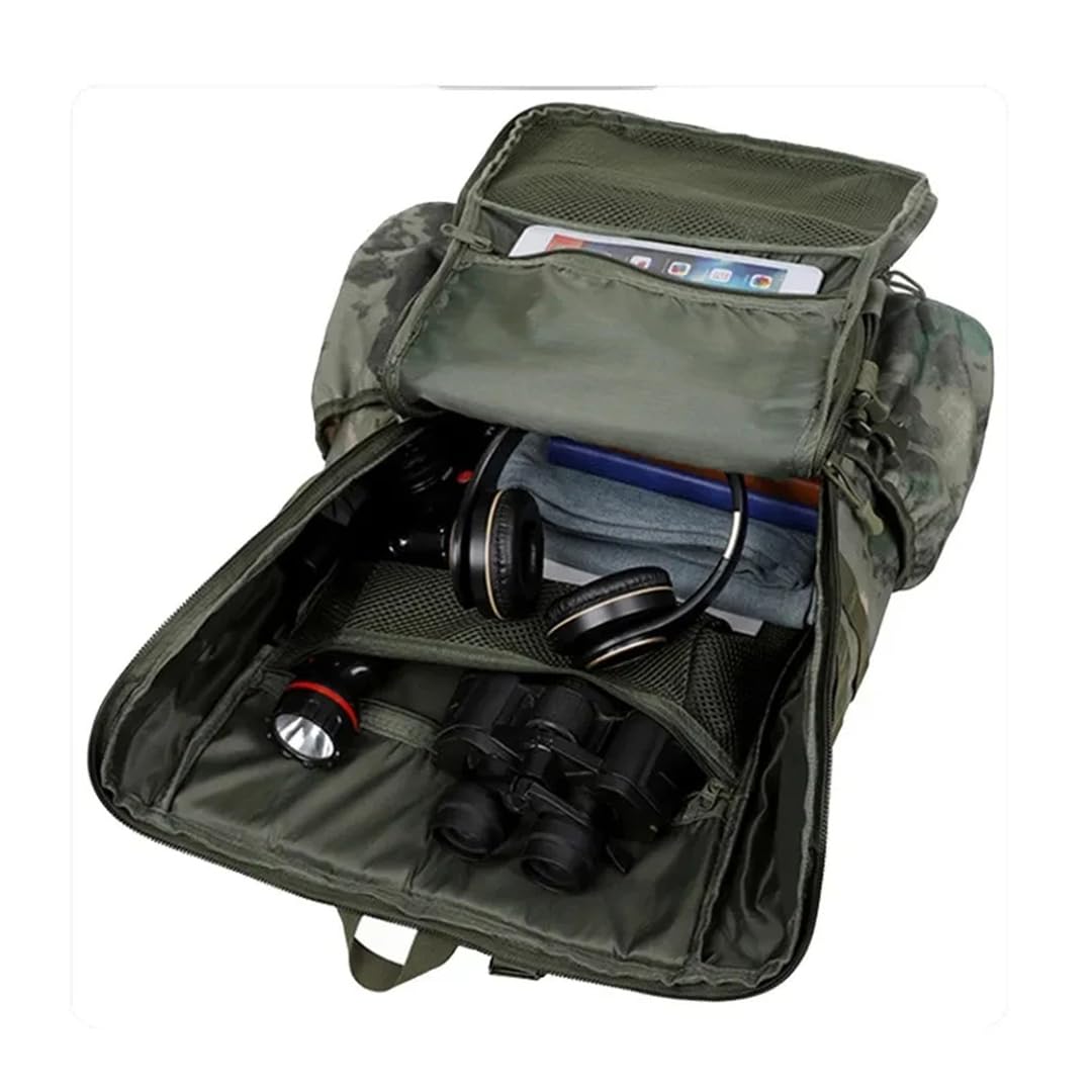 Mochila táctica al aire libre para senderismo, montañismo, camping, bolsa deportiva multifuncional