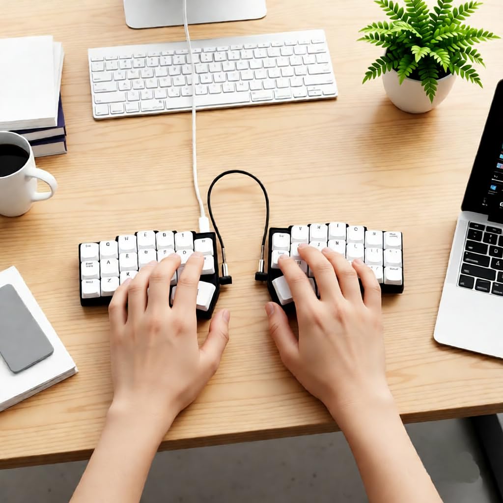 チャーチコルネ　4大都市 Amazon.com: SZRKBD Choc Corne V4.1 Low Profile Split Ergonomic