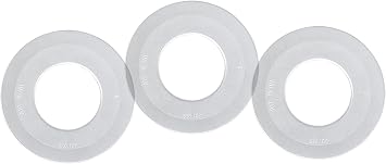 Toilet Flush Valve Seal Geniune Diaphragm Washer Outlet Flushing Valve Repair Rubber Replacement for Geberit Valve Seal 816 418 00 1-3 Packs