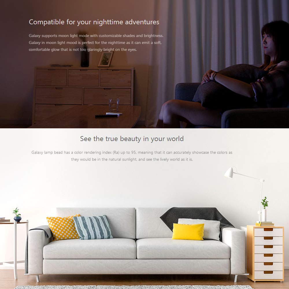 moon led smart ceiling light 480