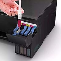 Vista 7 de TBTeek Jeringa de medición de plástico de 0.3 fl oz con aguja larga para alimentar mascotas, manualidades, separación de líquidos, medición