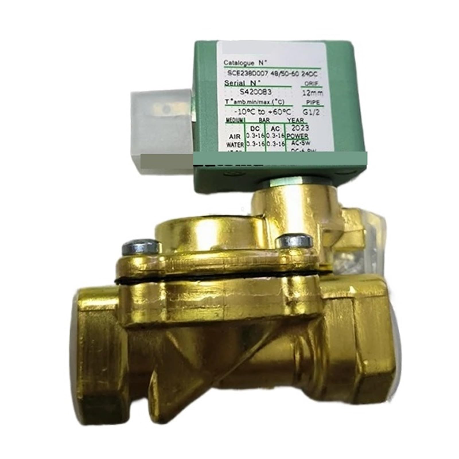 ZVQYSGIW SCE238D007 DC24V AC220V DN15 Solenoid Valve(AC22v)