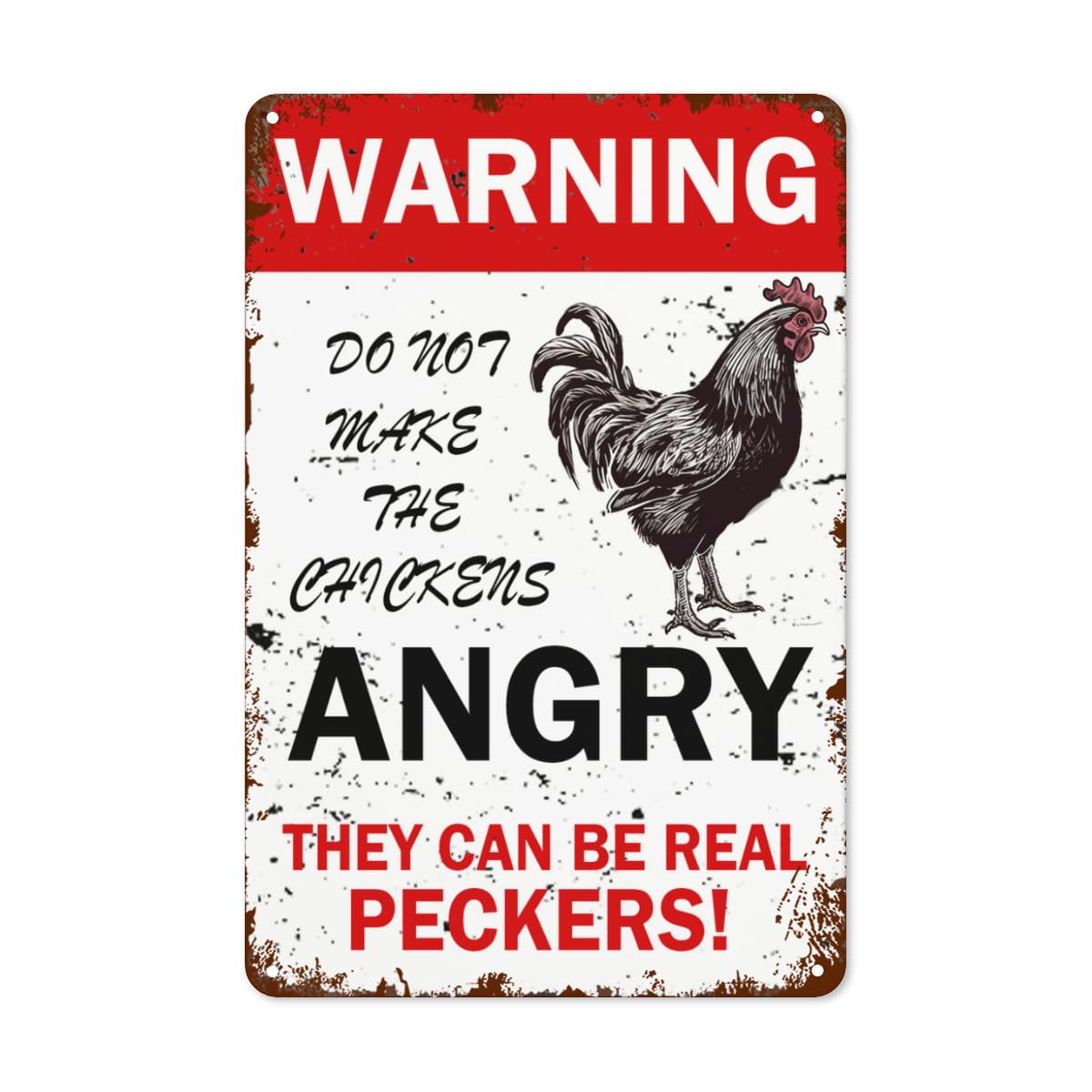WARNING DO NOT MAKE THE CHICKENS ANGRY THEY CAN BE REAL PECKERS!
