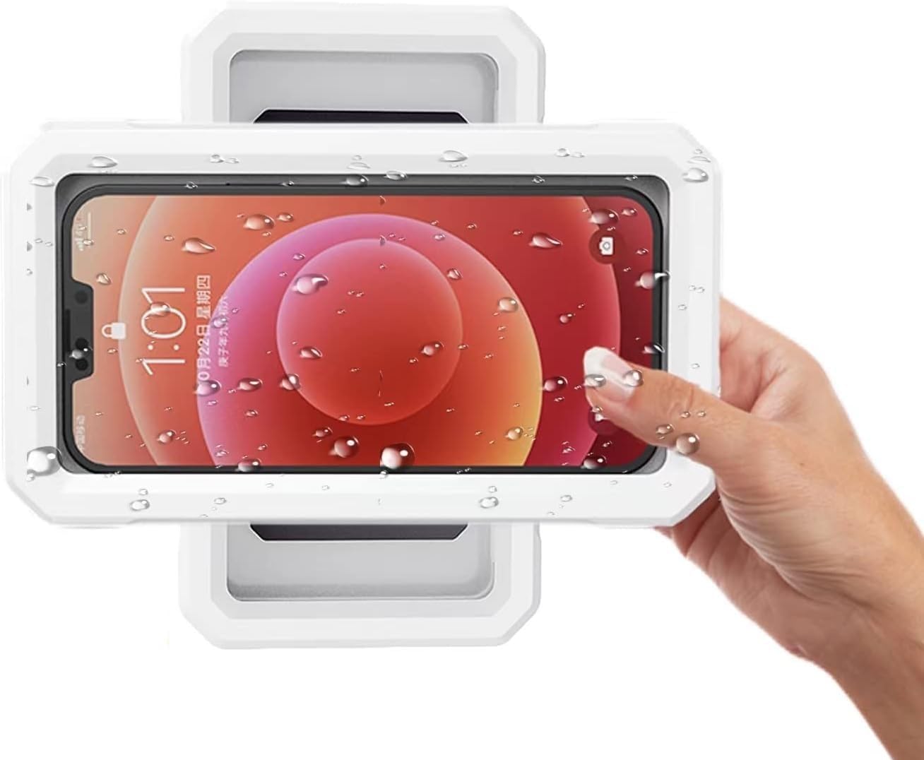 Shower Phone Holder | Waterproof Bathroom Mobile Phone Holder | Anti-Fog Case for Shower | Wall Mountable-image-6