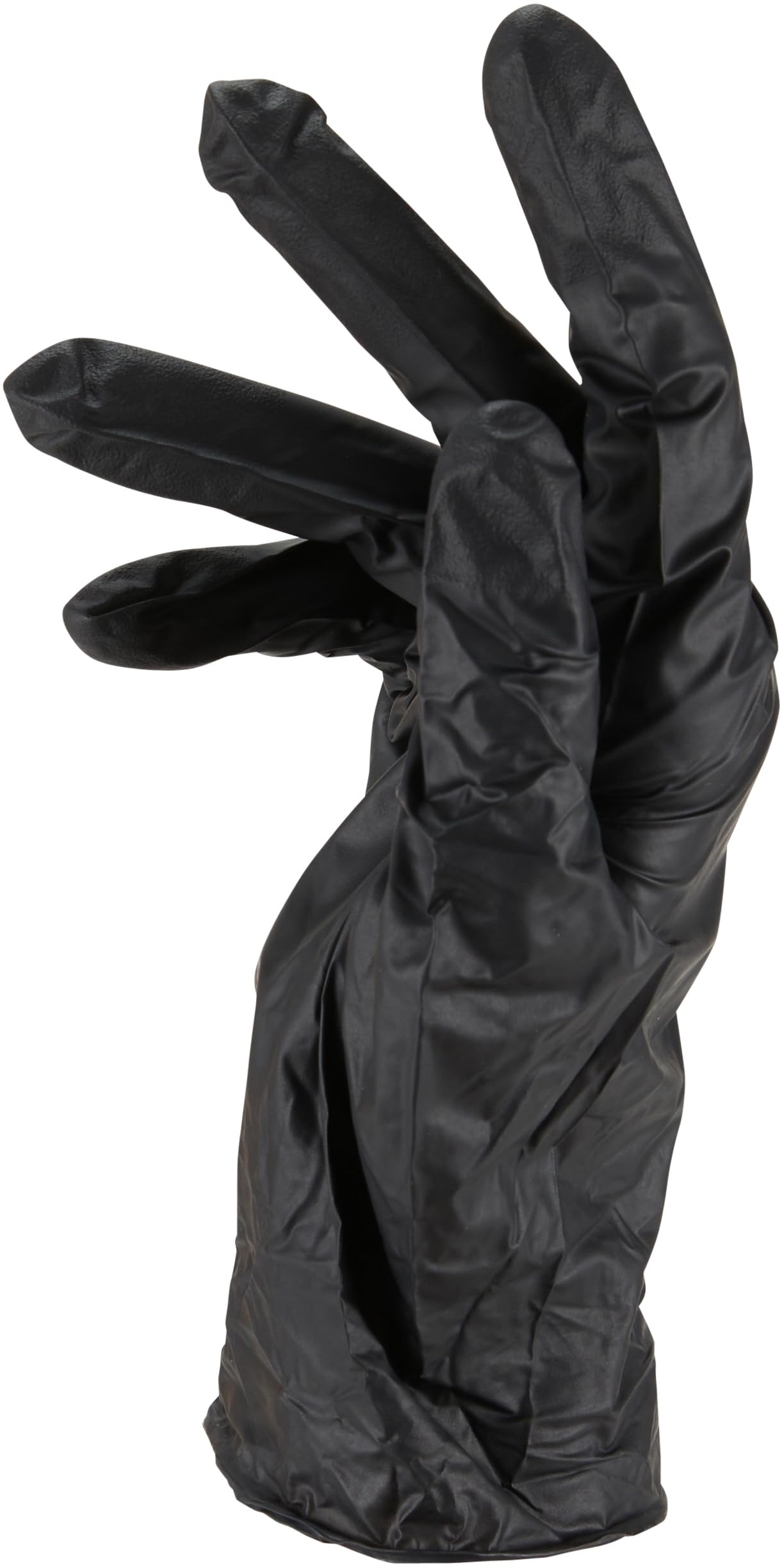 AME D’ESSENCE (100 Count-L) - Black Powder-Free Disposable Nitrile Gloves, Size Large - Latex-Free