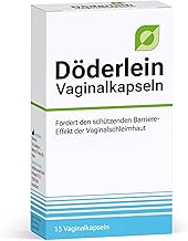 DÖDERLEIN® Vaginal Capsules - With Lactic Acid Bacteria and Hyaluronic Acid (15 Capsules) - Promotes the Protective Barrier of the Vaginal Mucosa