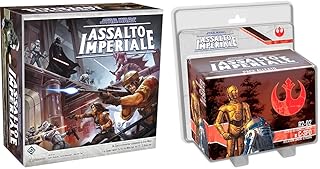 Asmodee Assalto Imperiale, Gioco Da Tavolo, Edizione In Italiano, 9000 & Star Wars Assalto Imperiale Espansione R2 D2 E C 3Po Gioco Da Tavolo Con Splendide Miniature, 9009