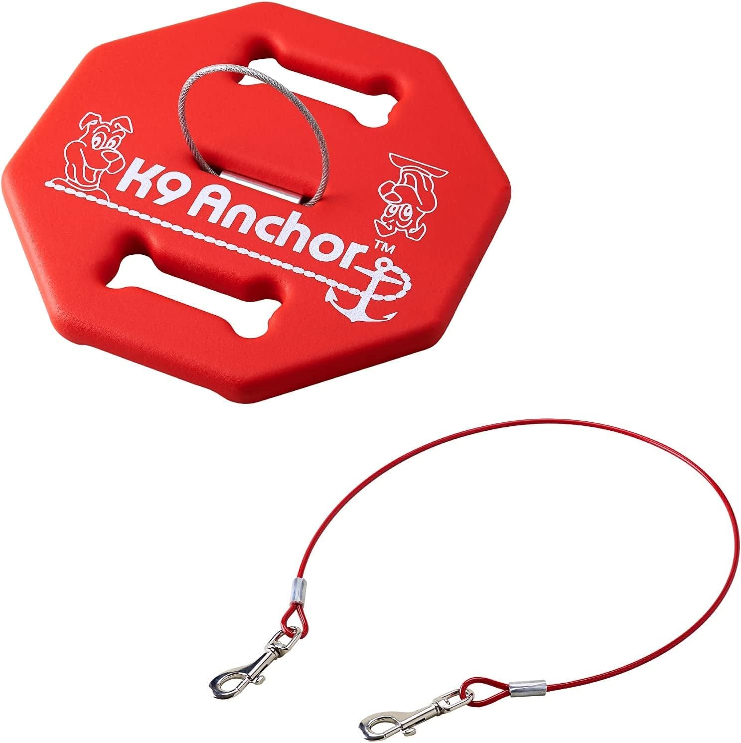 OFT K9 Anchor Body + 35.4 inches (90 cm) Wire Mooring Weight 19.8 lbs (9 kg) Stationary Type Outdoor with Handle Leisure Stackable Up to 4 Pieces