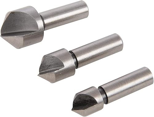 Dapetz 3Pc Hss Countersink Set 10, 12 & 16mm Drill Bit For Steel & Hard Metal