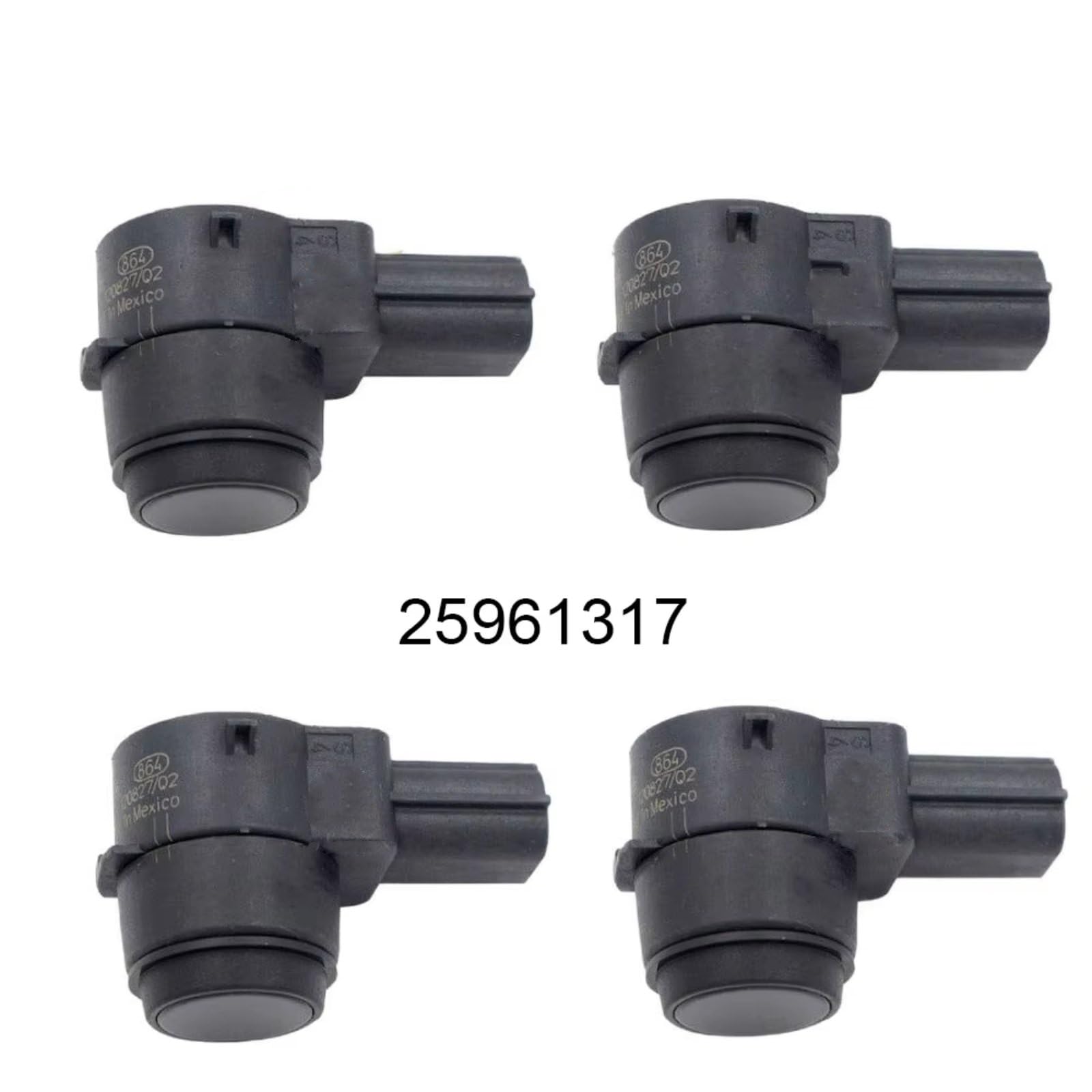 Sonde de stationnement Compatible Avec Chevy Pour Avalanche 1500 2500 3500 Van 2014 4PCS PDC 25961317 25962147 21995586 25961321 Capteur De Stationnement Secours Inversé