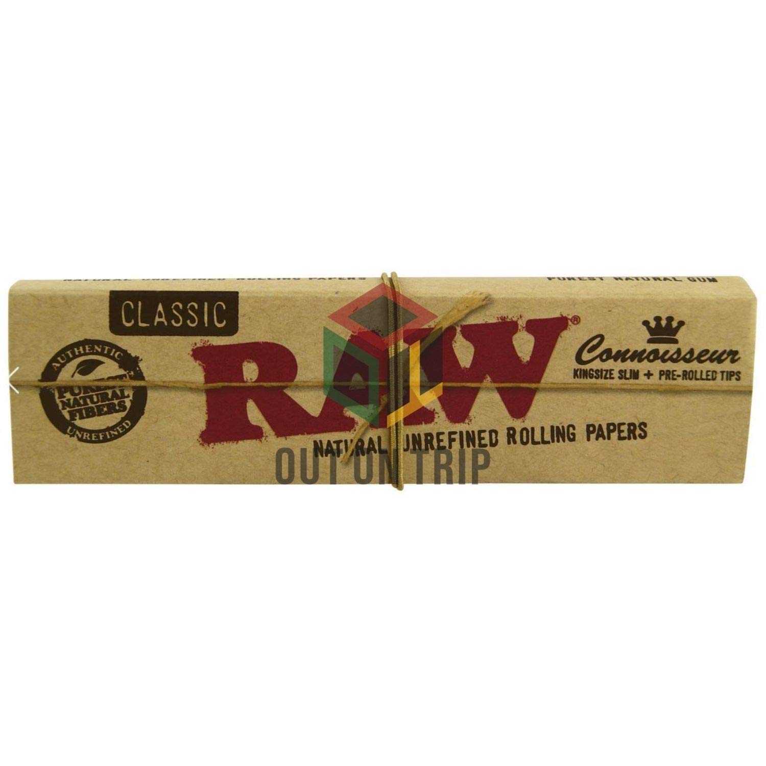 RAW Classic Connoisseur - King Size Rolling Papers with Pre-Rolled Tips