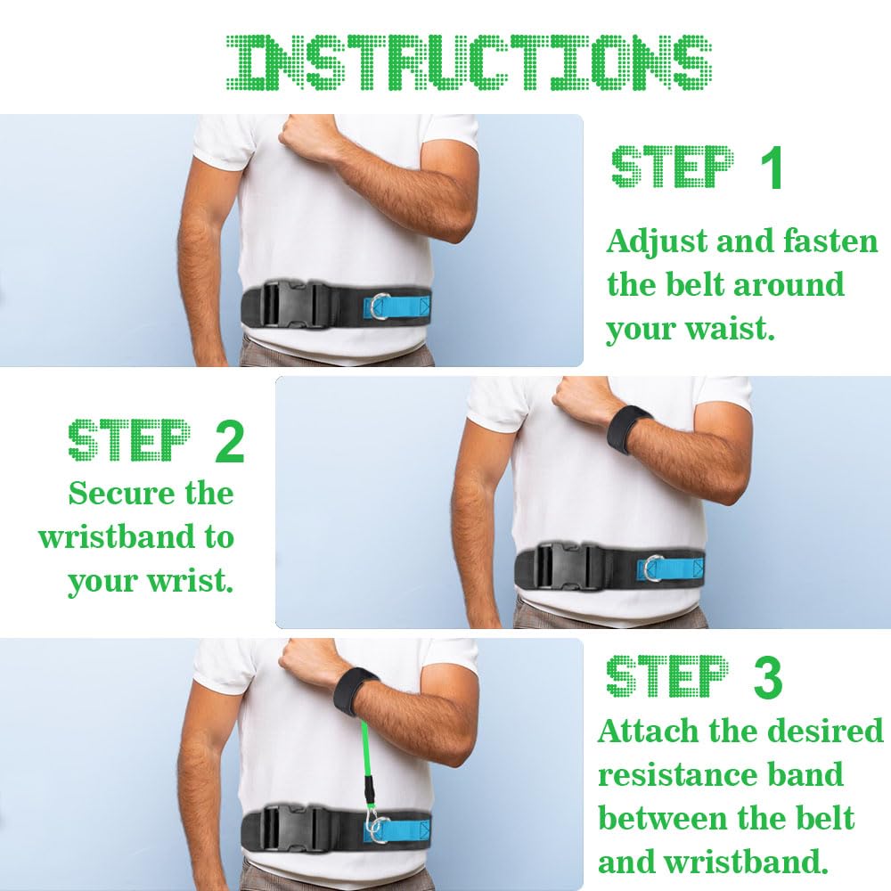 Cinturón de entrenamiento de resistencia para béisbol y sóftbol, equipo de entrenamiento ajustable para mejorar la mecánica y la fuerza del brazo, mejora las habilidades de encuadre y recepción