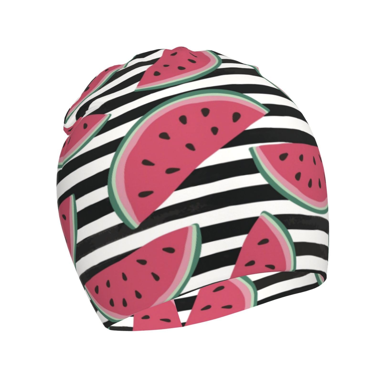 Rqzwdq Tropical Fruit of Watermelon Pattern (6) Kids Beanie Hats Warm Knit Beanie Cap Skull Caps Gifts Decor for Boys Girls White