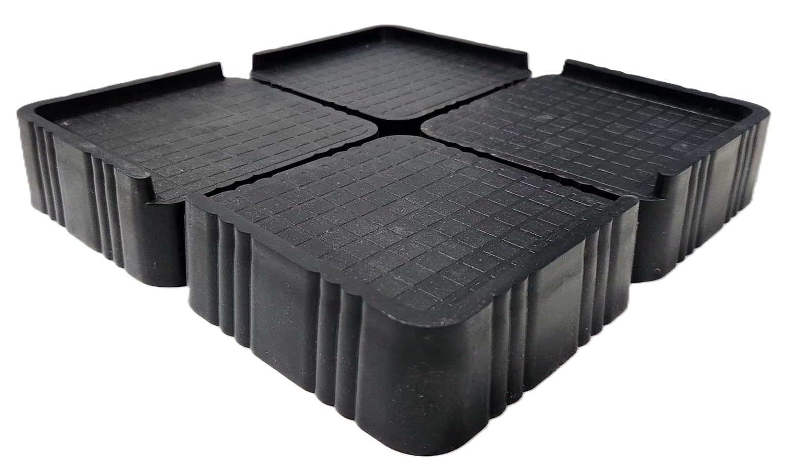 Furniture Riser Stand Pack of 4 | Heavy Duty Anti-Skid Furniture Leg Support | 300 kg Capacity | Ideal for Sofa, Bed, Almirah, Refrigerator, Washing Machine & Wooden Furniture-image-27