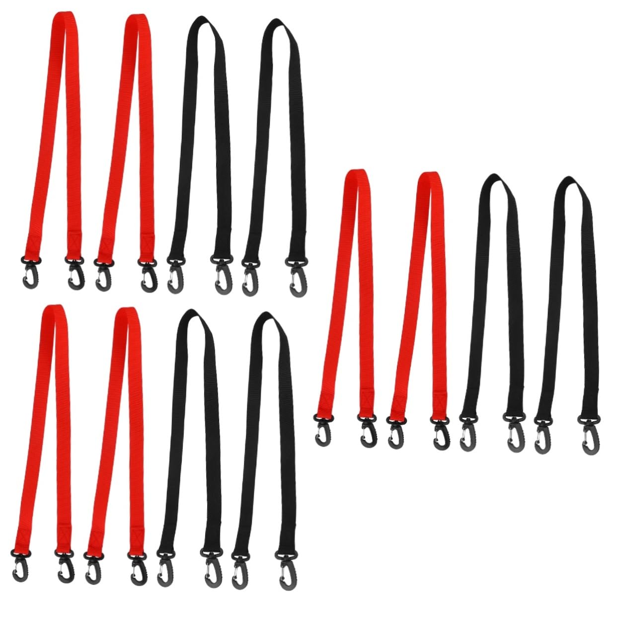 Sosoport 3sets Ski Boot Carrier Compact Easy to Pack for Skiing Adventures 4pcs*3