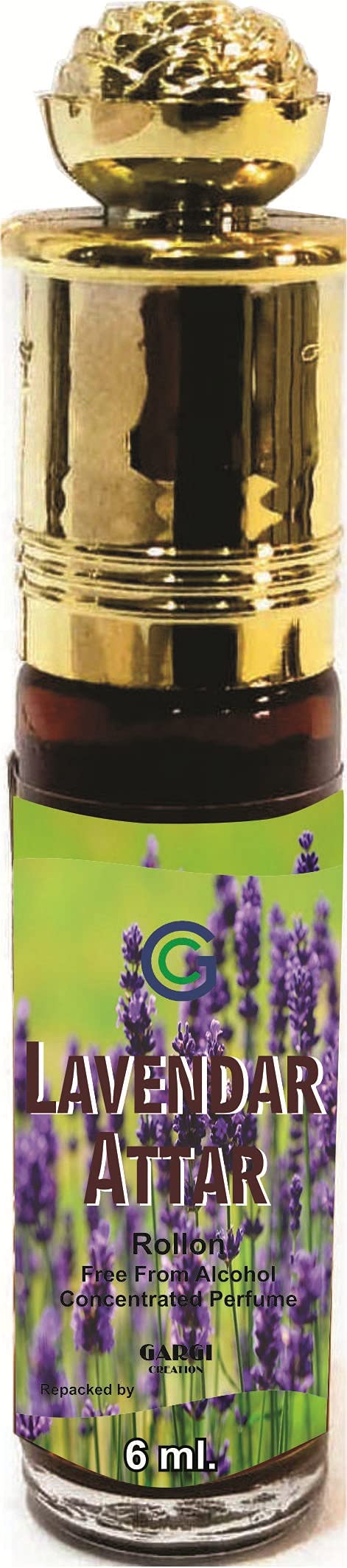 GARGI CREATION LAVENDAR FRAGNANCE ATTAR ROLL ON LONG LASTING PACK OF 6 ML.