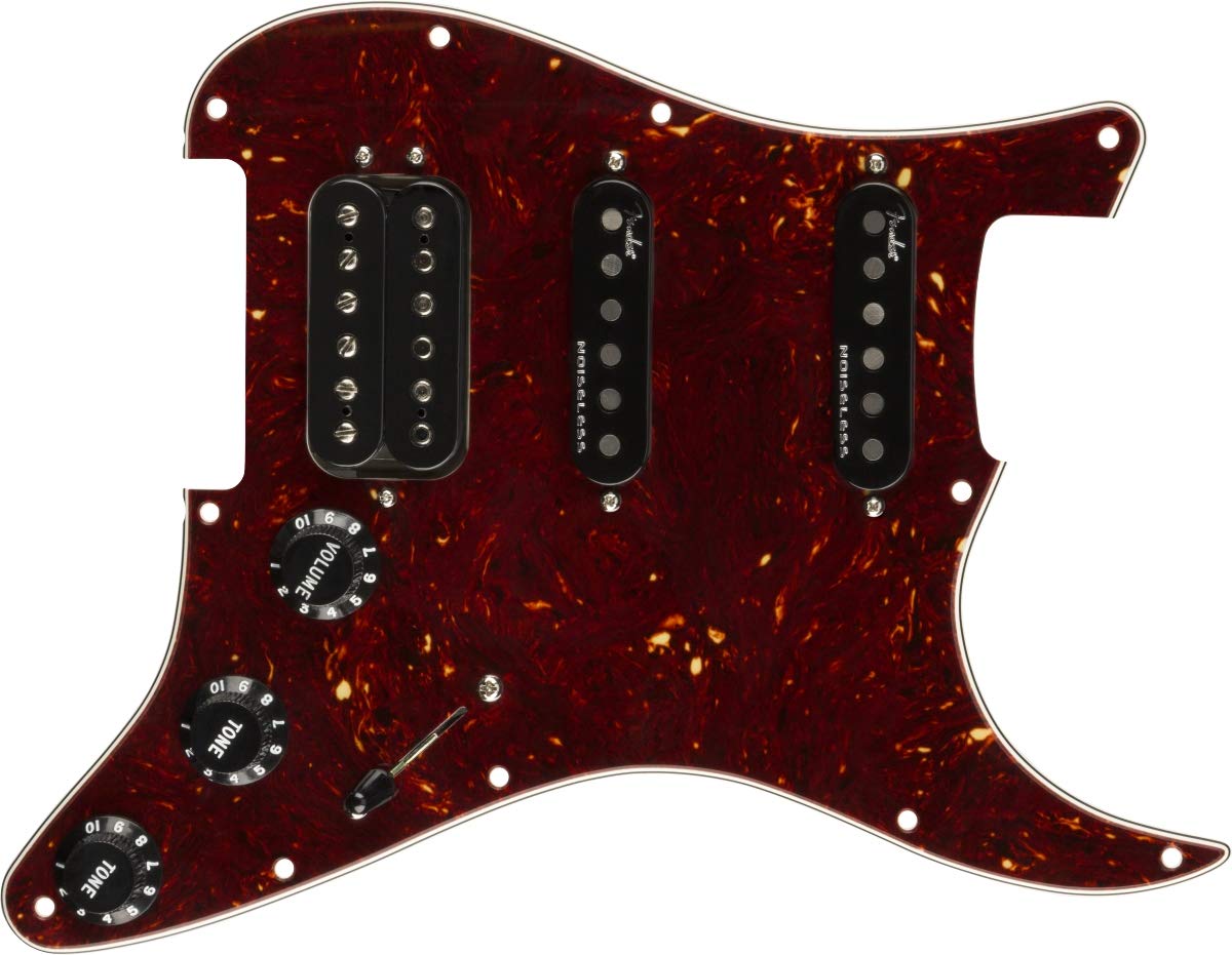 Amazon | Fender ギターパーツ Pre-Wired Strat Pickguard