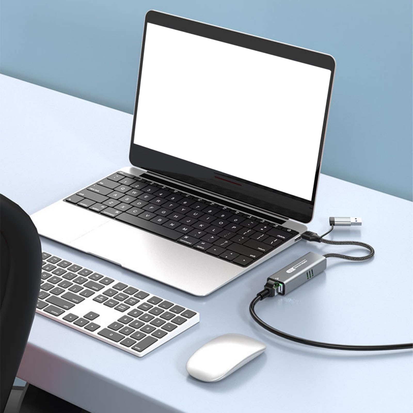 Adattatore USB 5 GHz Gigabit Ethernet per desktop laptop server, scheda di rete ad alta velocità con adattatore di rete a due porte di gioco